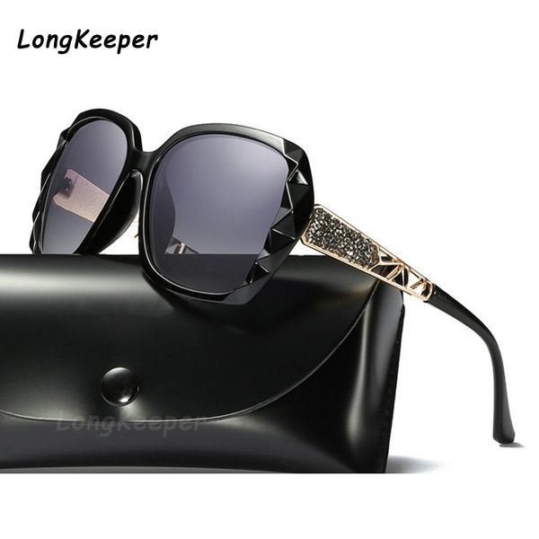 

2020 classic polarized women brand design sparkling sunglasses ladies oversized glasses uv400 fashion oculos feminino