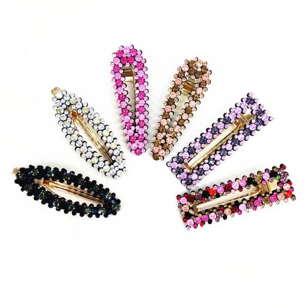 

rhinestone girls hair fashion clips princess designer hair clips kids hair accessories for children clips childrens barrettes, Slivery;white