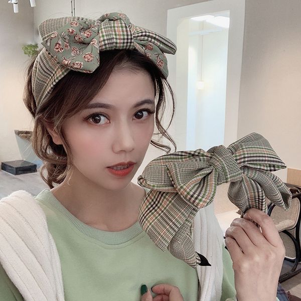 

romantic mori hairpin headband for female versatile sweet big bow headdress