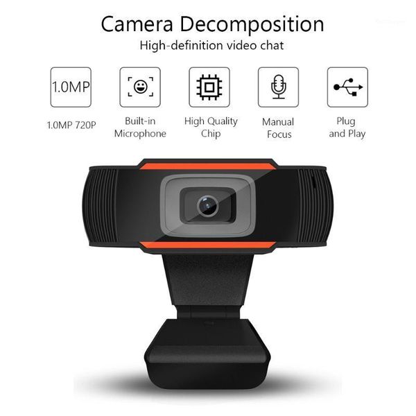 

webcams 720p webcam computer usb camera with microphone for live streaming online teaching video calling conferencing gaming1