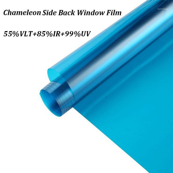 

152cm width 55%vlt chameleon effect nano ceramic tint film car window tint anti-uv sunshade pravicy vinyl1