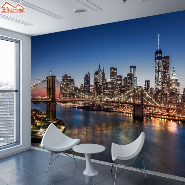 

wallpapers shinehome-wallpapers for walls 3 d living room bedroom wallpaper nyc skyline city building background cafe wall paper covering