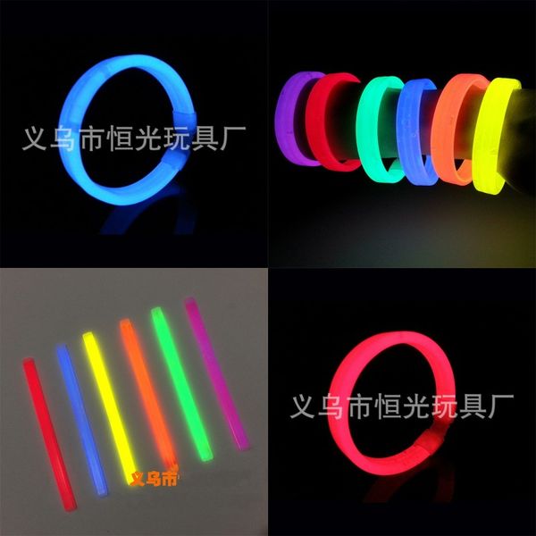 

fluorescence triad bracelet plastic glass tube bangles led light up toy wristband selling with various style 0 85hg j1