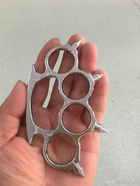 

personalized classic cat keychain self defense tool keychain metal two finger cat head gift7 colors 956