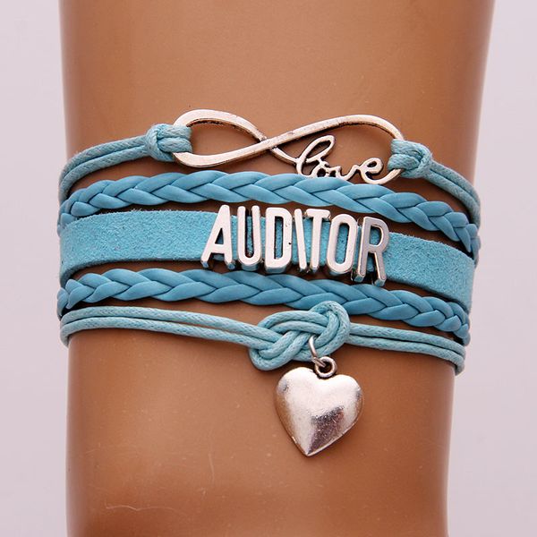 

heart auditor bracelets handmade wrap rope bracelet bangles career jewelry