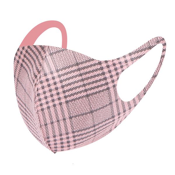 

protective plaid breathable mouth mask washable reusable designer face party masks boom2015
