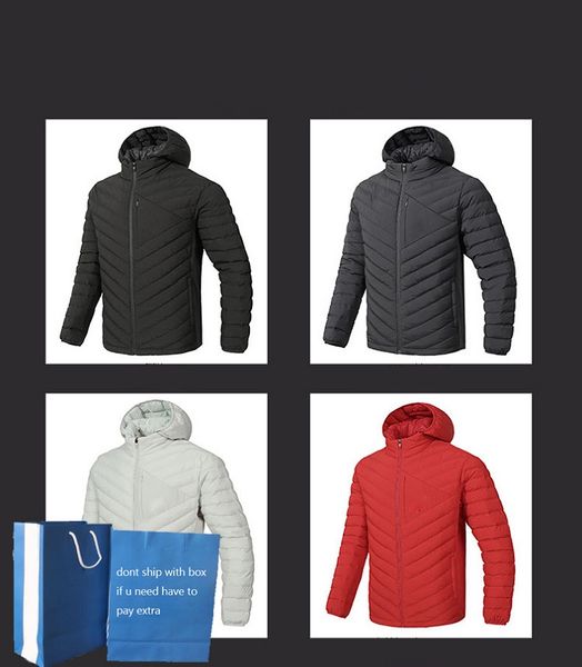 

puffer parkas men down jacket 2020fw classic outerwear womens winter coats casual jackets men's asian size plus size, Black