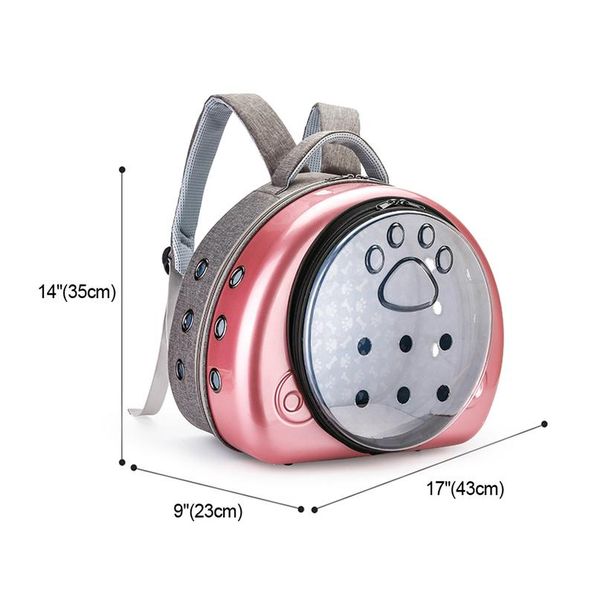 

pet cat dog carrier bag transparent small puppy cat backpack bag portable cat shoulder handbag pet travel bag outdoor br bbydro