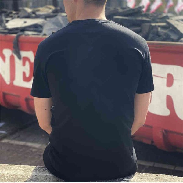 

men's t-shirts mens printed letter cotton tshirt simple round neck short sleeve casual solid color vk7r, White;black