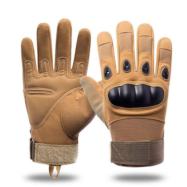 

military tactical gloves army full finger gloves outdoor paintball airsoft shooting fishing riding hunting hiking men gloves bbycdm, Black