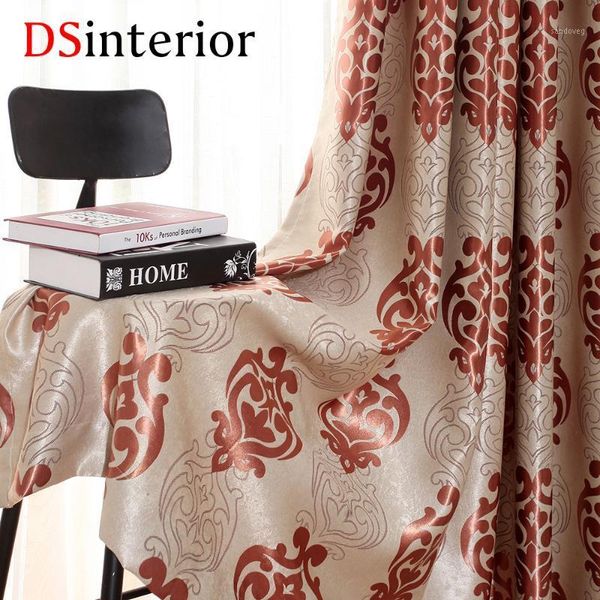 

dsinterior european blackout window curtain for living room custom made size1