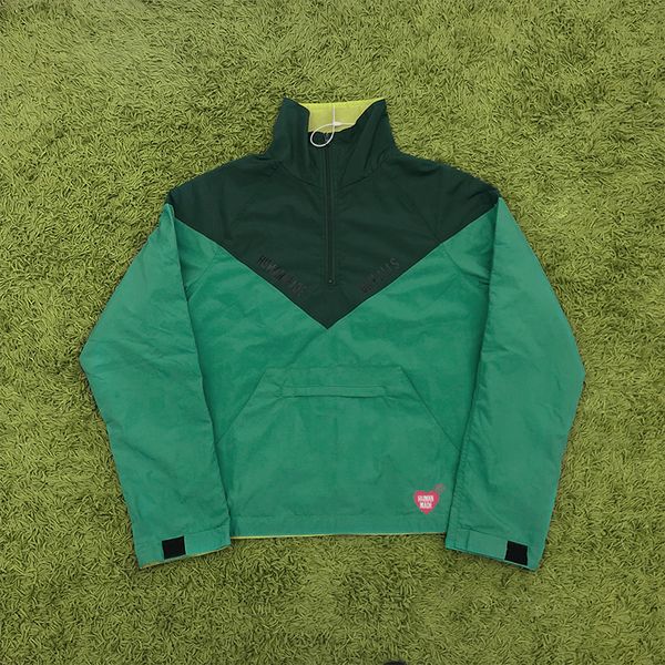 

2021 new embroidery waterproof rainproof windbreaker jacket men women 1:1 outerwear coats human made jackets ols7, Black;brown