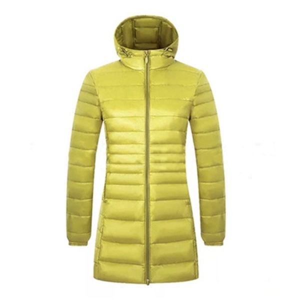 

s-7xl tattoo of the long winter women's plus size ultra light jacket with hood for women white duck down 3njy, Black