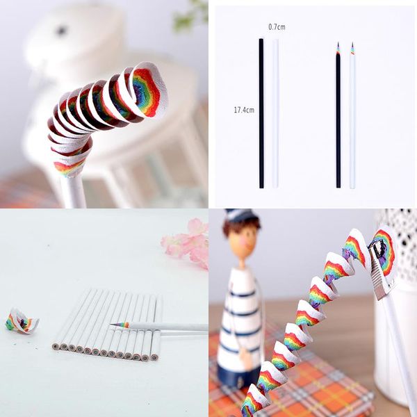 

pencil drawing for kids rainbow pencils bulk office creative stationery portrait sketches scenery sketch rainbow pen for children jllkvc