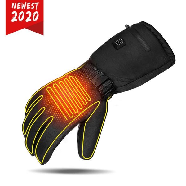 

ski gloves a pair of heated keep warm 3 levels hand warmer touch screen electric winter for cycling hunting riding