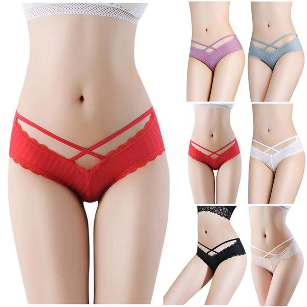 

women's panties lace briefs panties underwear knickers bikini ventilate underpants lingerie femme clothing 2021 tangas muje, Black;pink