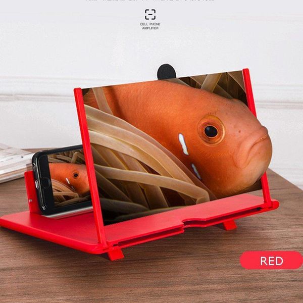

cell phone mounts & holders pull typer 3d effect high definition large screen with desk holder magnifying folding for movie game1