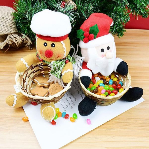 

merry christmas candy basket christmas elk santa claus cookies storage basket for new year kids gift xmas party home ornaments1