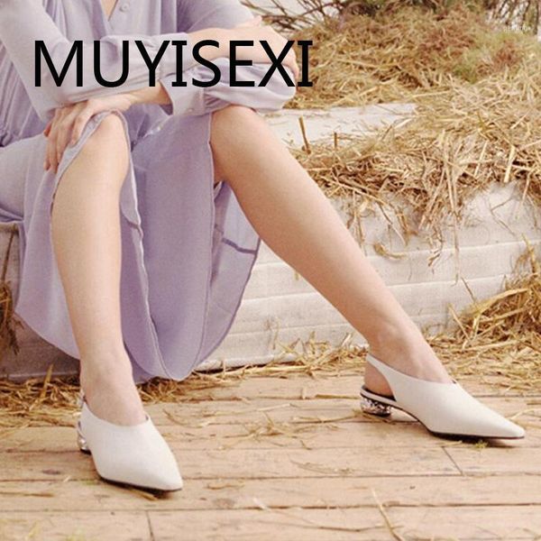 

pumps slingbacks grain leather shoes square toe 4cm low heel woman work daily wear elegant pumps hl231 muyisexi1, Black