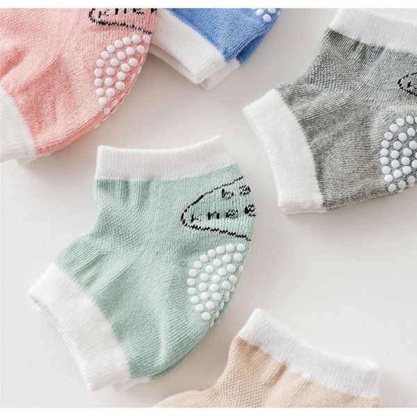 

1 пара детей dot cute clobly close kneepad подушка малышей детские девочки мальчики, мальчики колена pads protection safe safety mesh melect