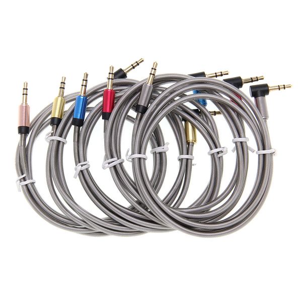 

хорошее качество heavy metal jack 3,5 мм разъем аудио кабель звуковой коробку кабеля изгиб к прямой линии соединения