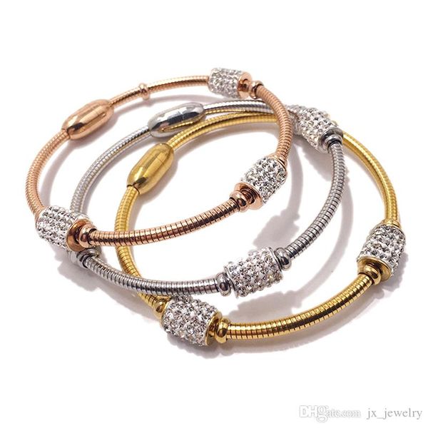 

2019 new famous heart-shaped button bracelet female 925 silver base chain snake bone chain bracelet high-quality, Black