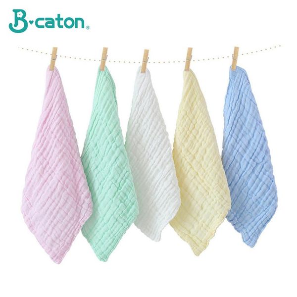 

полотенце baby facecloth детская ванна полотенце для полотенец для ночного платка хлопчатобумажная ткань burp мягкая и абсорбирующая 6-слойн