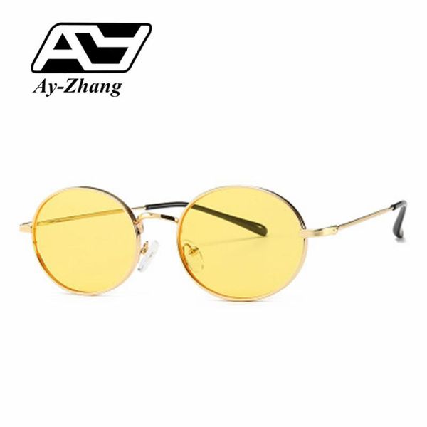 

sunglasses ay-zhang vintage fashion metal round steampunk men women uv400 glasses eyewear shades outdoor, White;black