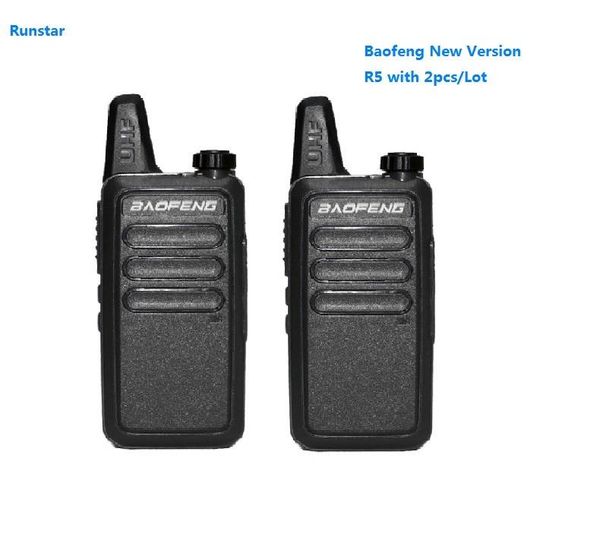 

walkie talkie 2pcs verion bf-r5 baofeng r5 two way radio portable cb station communicator ham