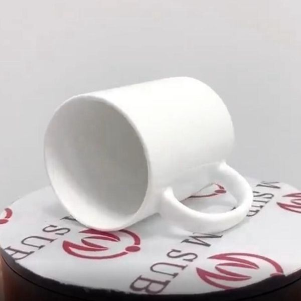 

sublimation blanks mug personality thermal transfer ceramic mug 11oz white water cup party gifts drinkware xd24289