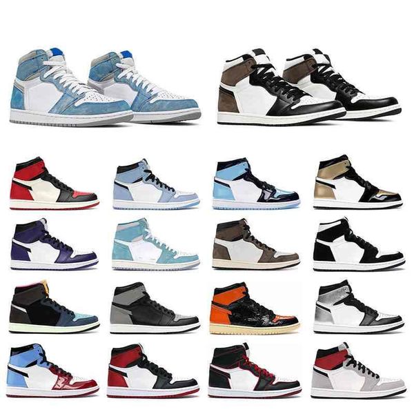 

size {5.5-13}2021 jumpman 1s fashion royal hyper shoes toe mocha court purple white twist silver dark mens sport sneakers basketball 5. vnvr