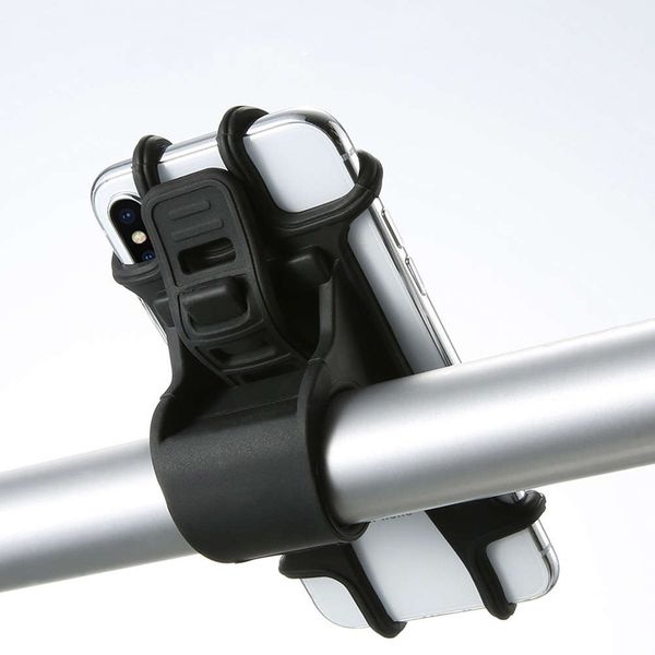 

mvil universal bicicleta y motocicleta telfono silicona para manillar bicicleta, soporte de