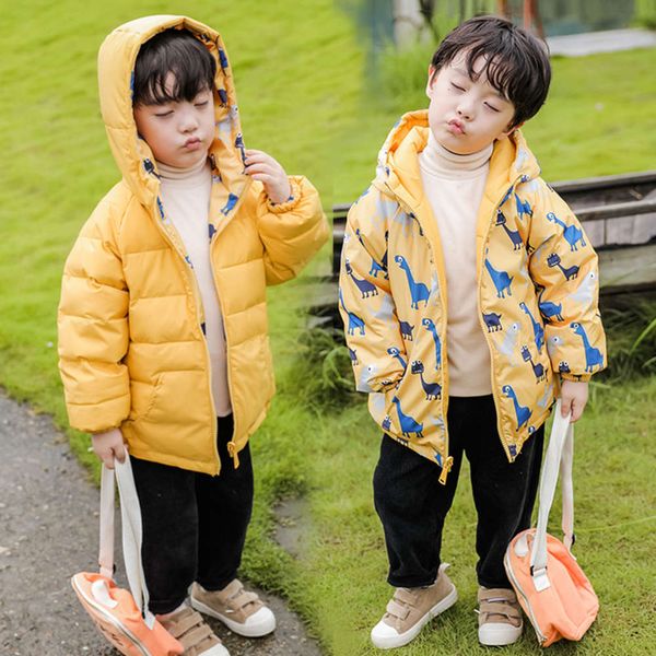 

yihuang children's down jacket for boys and girls, Black