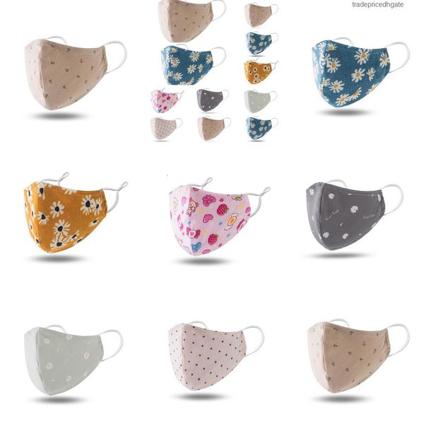 

face mouth kids cotton washable 100% cartoon reusable mask with filter dus l6zm l3q9