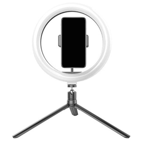 

rgb fill light 12 inches desktripod mobile phone beauty selfie live ring light with bluetooth remote control