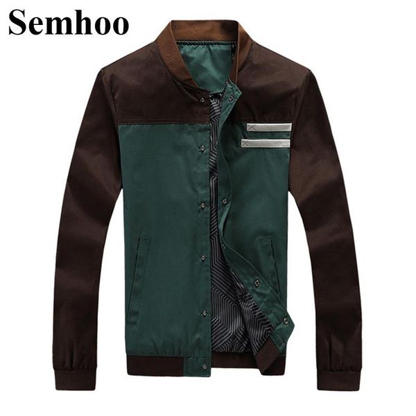 

2020 autumn new fashion men's korean version of the self-cultivation men's jacket baseball collar casual jacket m---5xl, Black;brown