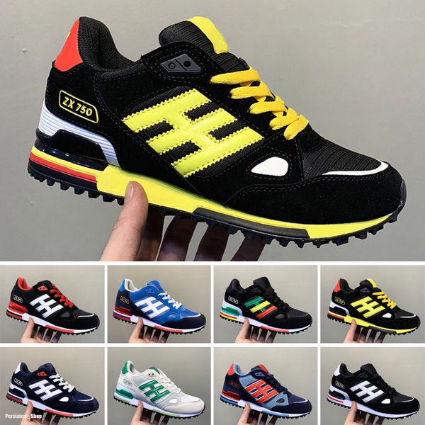 

2021 men shoes sneakers zx 75 mens womens white red blue breathable athletic outdoor sports jogging walking shoes size 36-44