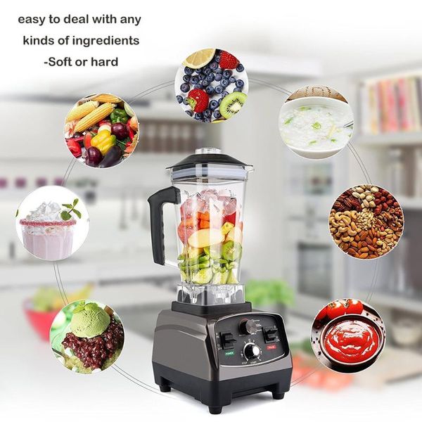 

1400w household heavy duty grade blender mixer juicer 2l commercial grade automatic timer mixer juicer fruit processor