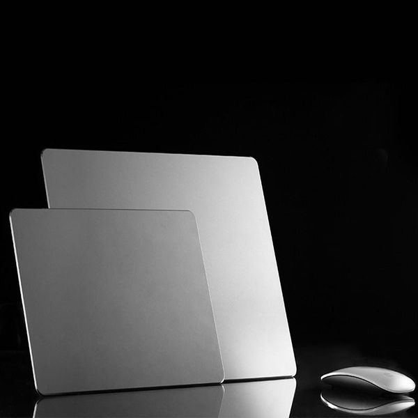 

original metal mouse pad большой игровой коврик для мыши чистый металл мыши роскошный тонкий алюминиевый пк компьютерные мышиные подушки про