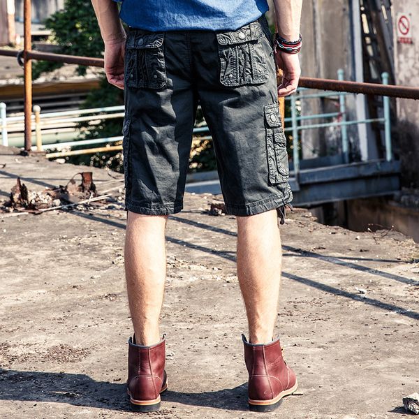 

2021 new mode from men's charge of solid cotton shorts traded homme summer clothes quality pants 30 fnmp, White;black