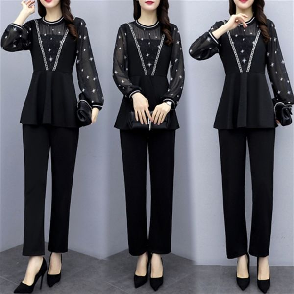 

women more size suits and seamen joint womens jupe dot sets womanhood suit hkf8, White