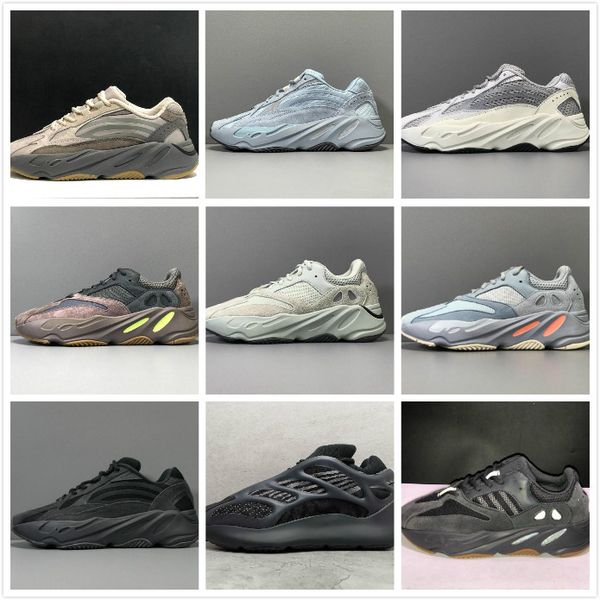 

kanye west running shoes 700v2 inertia reflective tephra solid gray utility black vanta men women sport sports sneakers with box