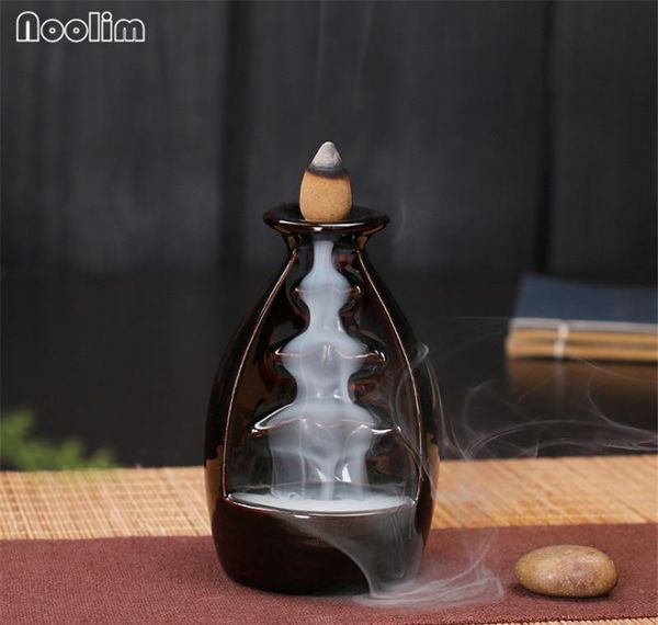 

noolim creative home decor backflow stick incense burner ceramic censer home decorat jlluai loveshop01