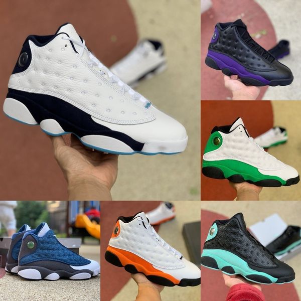 

jumpman 13 13s designer basketball shoes mens high flint bred island green red dirty hyper royal starfish he got game black cat court purple