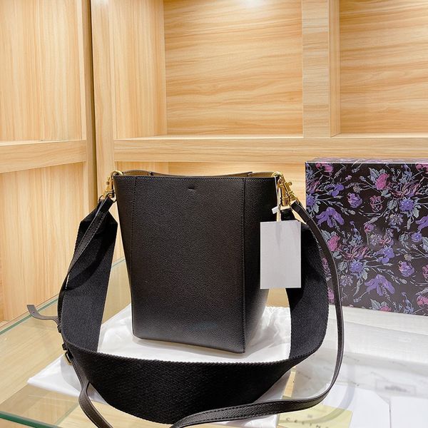 

7a+ drawstring women handbags luxury designers tote bags 2022 cowhide leather crossbody wallet skin cowhides shoulder purse fashion luxury b