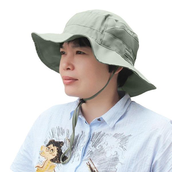 

soft and lotus leaf shape brim bucket hat sun pprotection sunhat easy to fold and not deformed ladies summer hat, Blue;gray