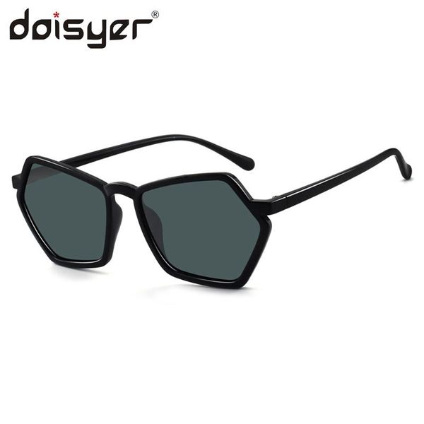 

sunglasses daisyer 2021 fashion personality polygon, White;black