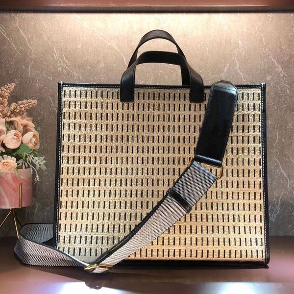 

women square handbag large capacity shoulder bag f letter detachable wide shoulder strap tote bag ing