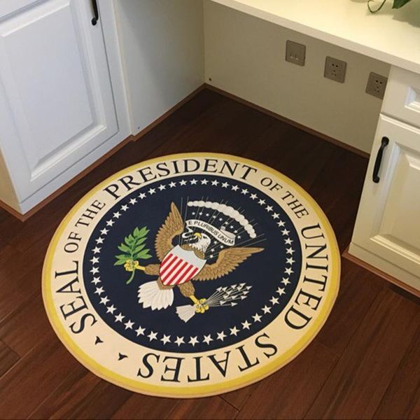 

carpets american eagle round 150cm bath rug for living room fashion bedroom non-slip chair floor mats kid doormat