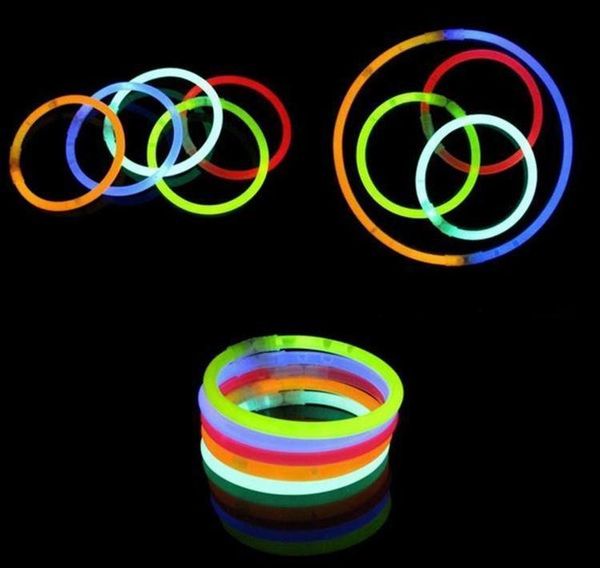 

glow sticks bulk party supplies - glow in the dark fun party pack with 8" glowsticks and connectors for bracelet jlljsp hairjersey